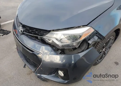 2015 Toyota Corolla S Plus z USA, uszkodzony, nr VIN 5YFBURHE2FP231322